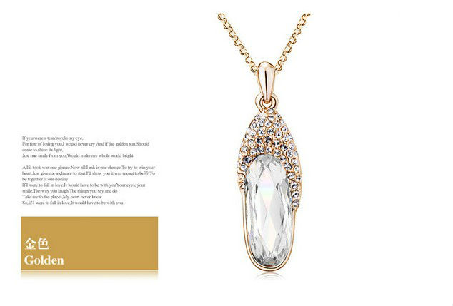 Kingman New Fashion Crystal Necklace Meaning