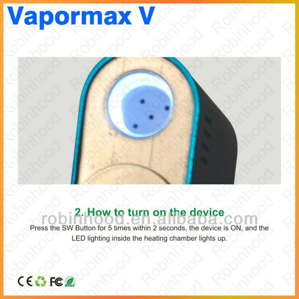 2014 Newest Products 2600mAh Exceptional Vaporization Experience Flowermate Vapormax V for Dry Herb vapormax v2