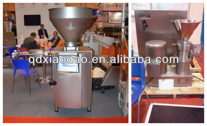 CE and ISO9001 proved automatic sausage stuffer vacuum sausage filler