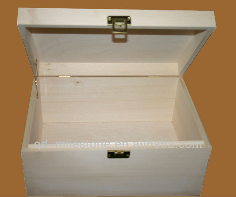 Unfinished Wood Craft Boxes Wholesale