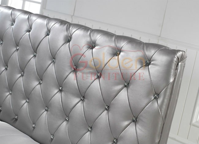 2015 luxe meubles de chambre à coucher en cuir designs 2819b ... Chambres à coucher de luxe 2015