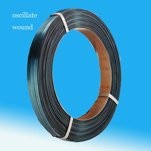 Blue Tempered and Waxed/Oiled Steel Strapping(Cold Rolled)