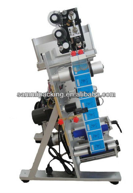 100% Warranty Semi-automatic Vertical Round Bottle Labeling Machine with date printing machine SL-130
