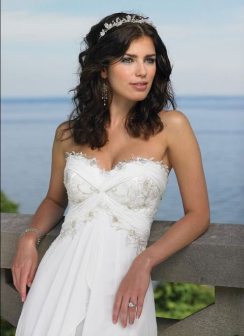 Casual Beach Wedding Dress 2011 Hot Sale GYXN033