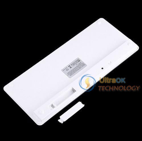 16-Ultra Slim Wireless Bluetooth Keyboard for iPad iPhone iPod Touch PS3 C1065