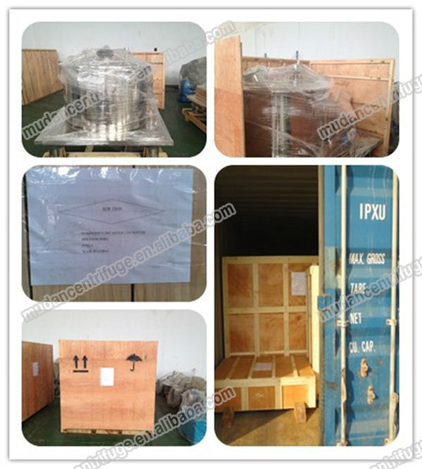 Horizontal scraper discharge centrifuge Corn starch making machine