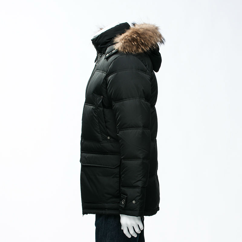 男性の冬の厚い2014年ラクーンファー付ダウンコートジャケット問屋・仕入れ・卸・卸売り