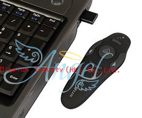 2.4G Wireless Red Laser Pointer Presenter,PPT Remote Control wireless laser Presenter With Gift bag Plug-And-Play #AA004
