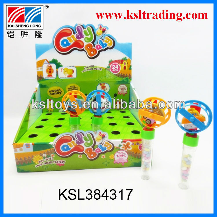 24PCS plastic wind up animal candy toy for children