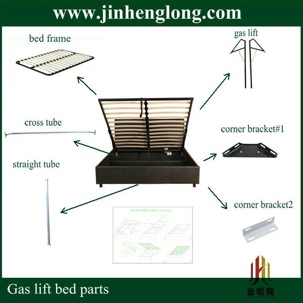 Parts of Metal hydraulic bed frame