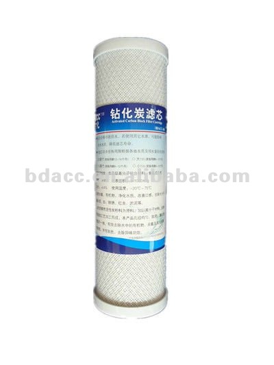 10 inche CTO carbon block filter cartridge(10"CTO)