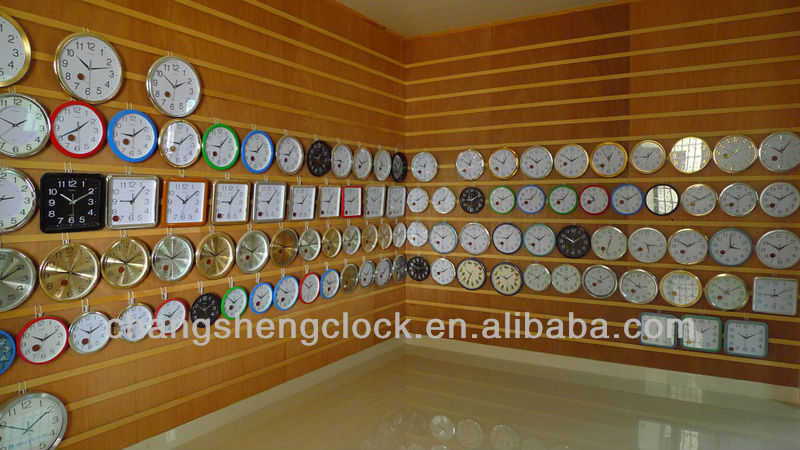 プラスチック製のウォールクロック12インチ装飾的な壁時計工場中国問屋・仕入れ・卸・卸売り