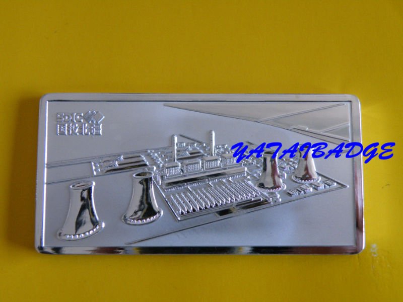 20154*8cm1オンスカスタム金塊長方形銀メッキ問屋・仕入れ・卸・卸売り