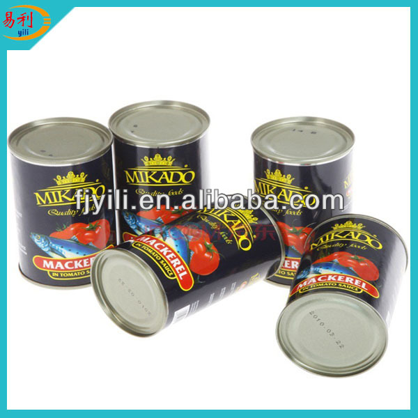Bulk canned food canned mackerel in tomato sauce