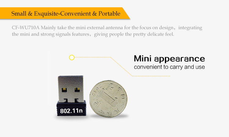 150mbpsn小型usb無線lanアダプタ無線lanネットワークカードサポートcomfastcf-wu710nhdtvusb無線lanドライバ問屋・仕入れ・卸・卸売り