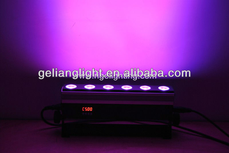 High power 6x10w led wall washer/ 6*10w led flood light/ 6*10w mini led bar