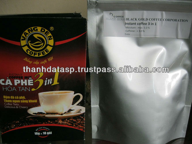 black instant coffee From Vietnam