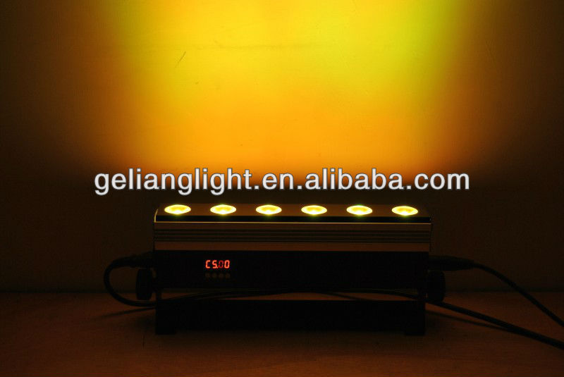 High power 6x10w led wall washer/ 6*10w led flood light/ 6*10w mini led bar