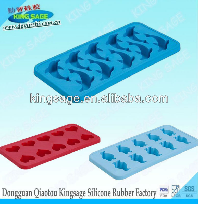 2x Conch Silicone Ice cube Chocolate fondant cake Mould Bar Tool/mold party