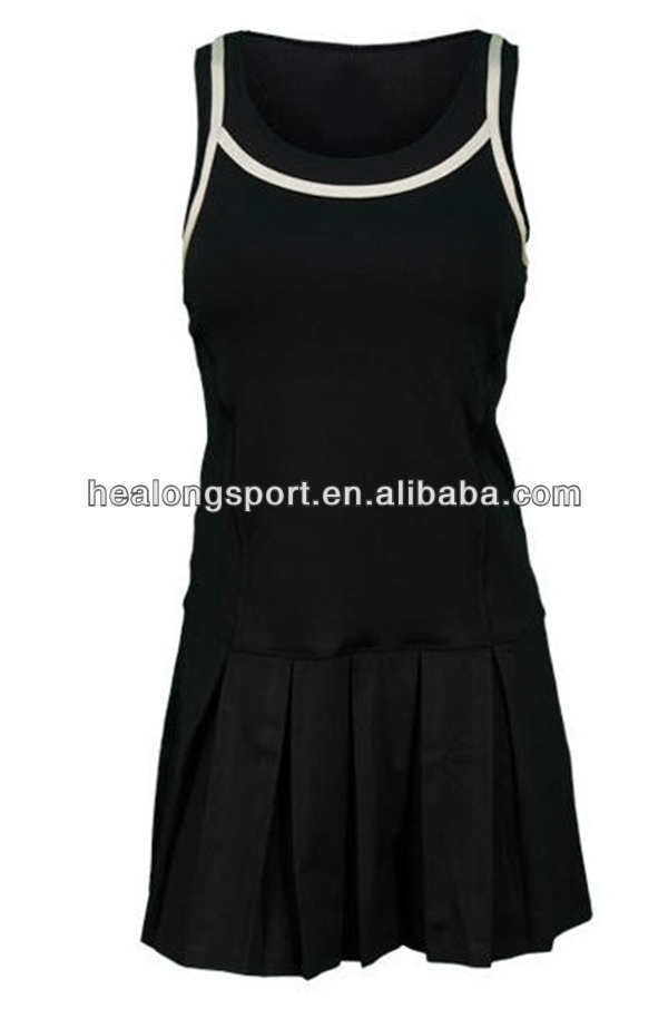 女子テニスドレス短い/テニスのドレス女の子の長い袖のドレス問屋・仕入れ・卸・卸売り
