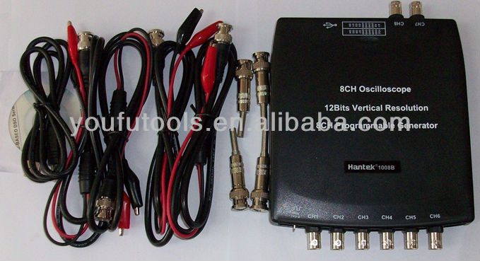 Usbhantek1008bpc- ベースのデジタルオシロスコープ/8チャンネルpcusbデジタルストレージ自動車d問屋・仕入れ・卸・卸売り