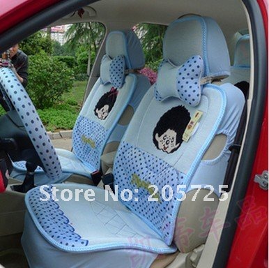 Wholesale cheap Full set Kitty Plush Universal auto car seat covers for all normal sized Car makes and EMS/DHL free shipping Wholesale cheap Full set Kitty Plush Universal auto car seat covers for all normal sized Car makes and EMS/DHL free shipping