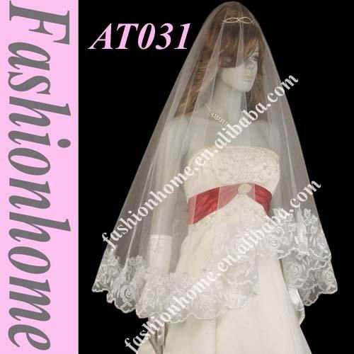 Free shipping 2010 gorgeous wedding dress veil bridal veil wedding veil 