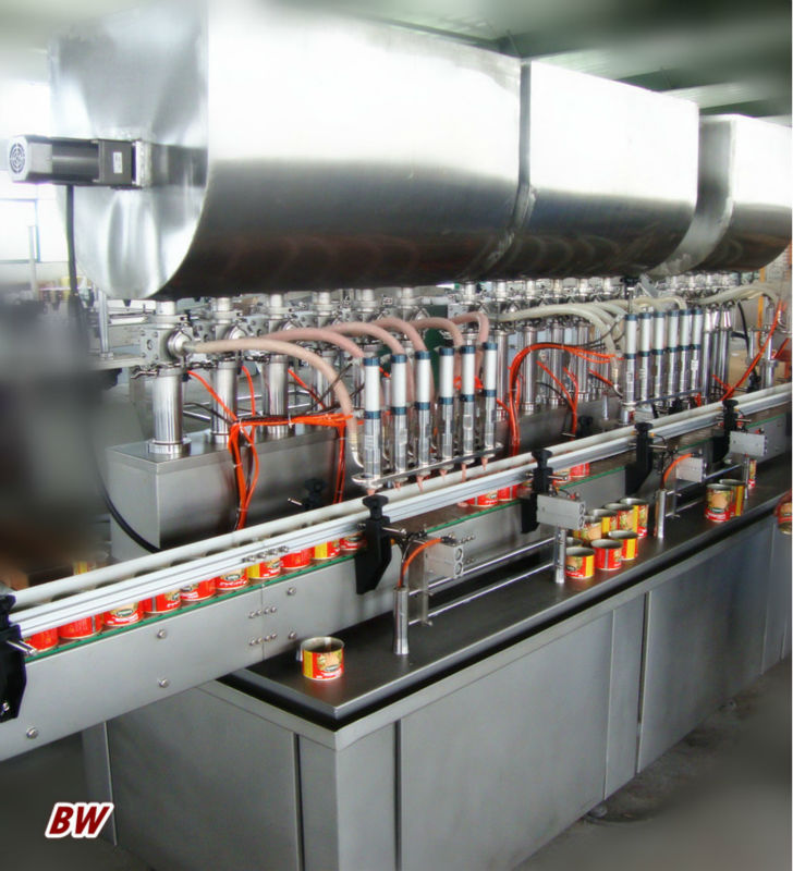 factory price tuna paste tin can filling machine with CE ISO
