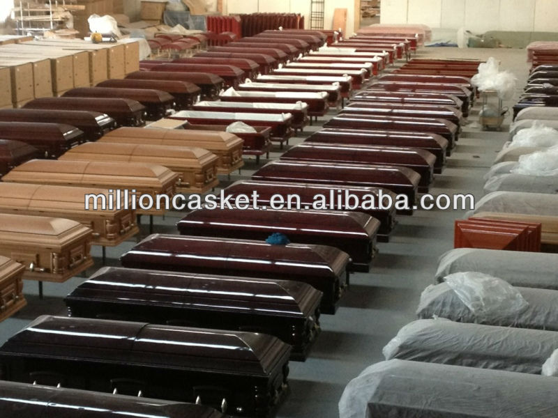 ソリッドオークアメリカンスタイルの木製の棺仕入れ・メーカー・工場