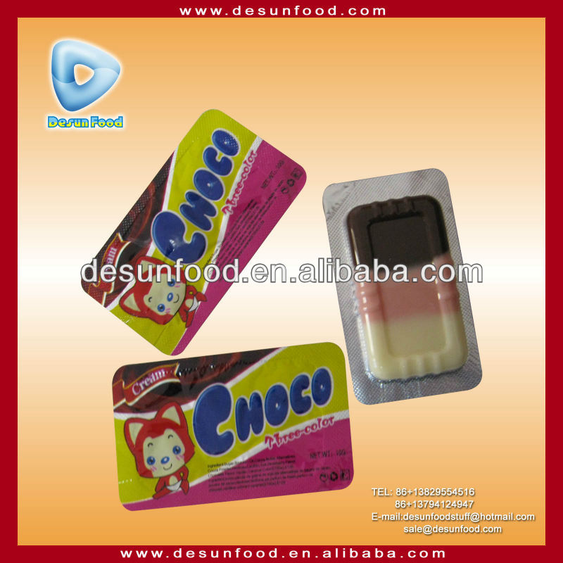 Three color Choco chocolate cream spread