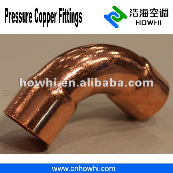 銅管継手、 度の長い半径の肘90×cc、 の冷凍空調のための仕入れ・メーカー・工場