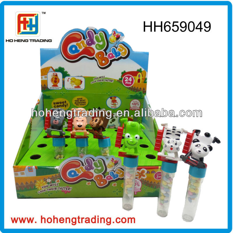 Wind up small toys wind up crab candy tube