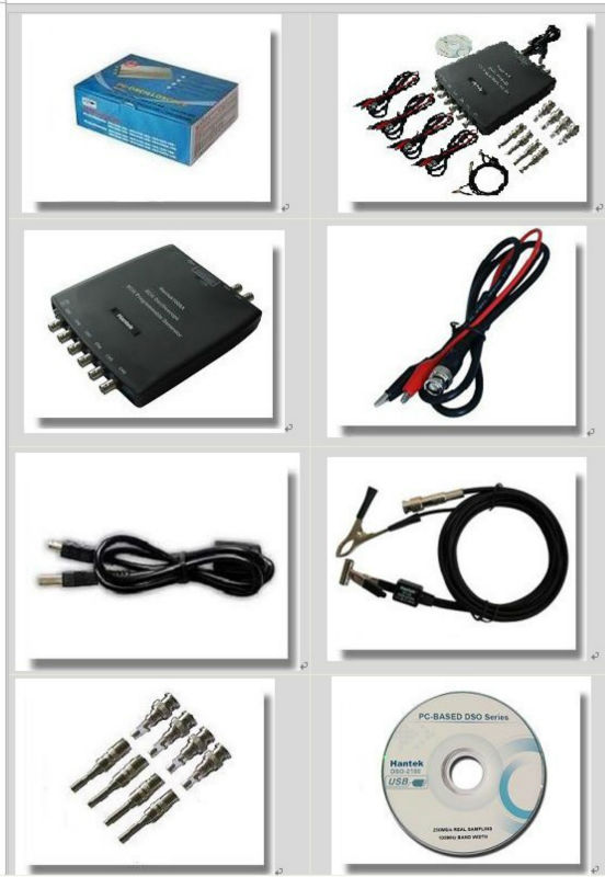 Usbhantek1008cpc- ベースのデジタルオシロスコープ/8チャンネルpcusbデジタルストレージ自動車d問屋・仕入れ・卸・卸売り