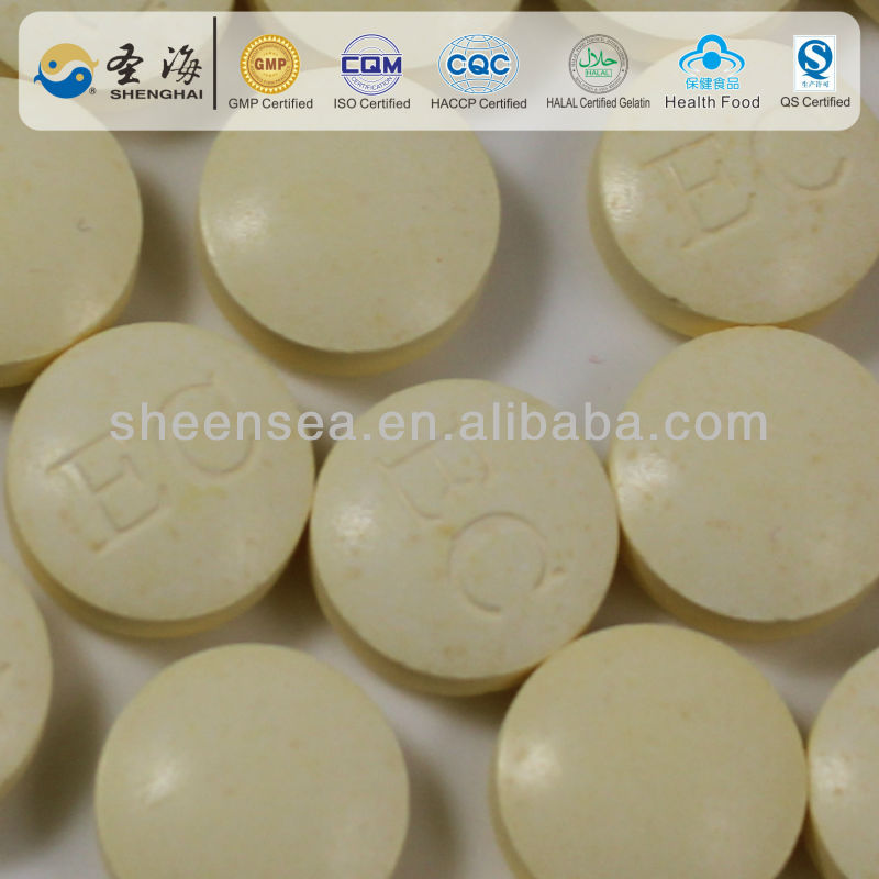 Hot Sale Natural Fruit Flavor Vitamin EC Chewable Tablet 1200mg