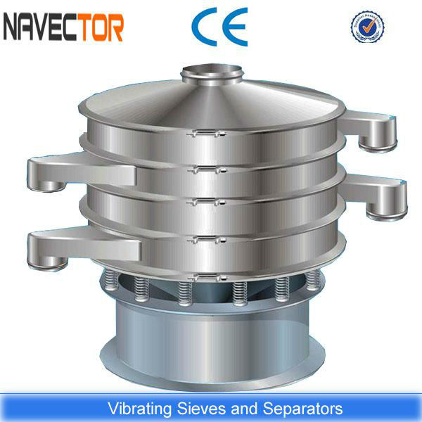 rotary vibration shaker machine for corn starch