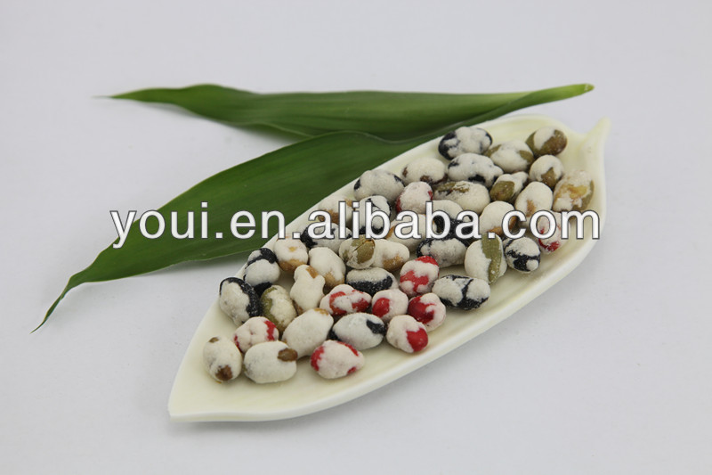 Four color wasabi mixed beans
