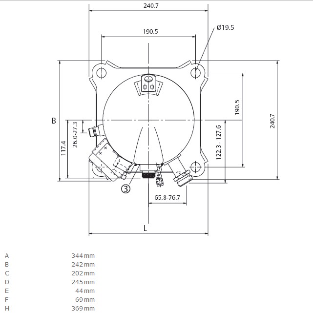 ZB Copeland Compressor,copeland scroll compressor, compressor copeland ZB58KQ-TFD-558/551