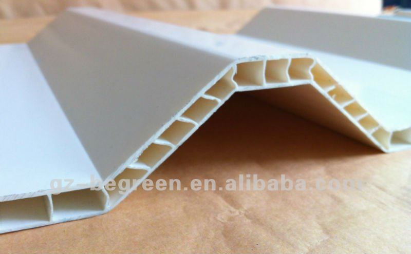  new fashion PVC hollow sheets, pvc plastic roof tile for buildings