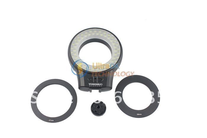 YONGNUO WJ-60 Macro Photography 60 LED Ring studio Light flash for Canon Nikon Sigma DLSR Camera 450lum 158g Black new YONGNUO WJ-60 Macro Photography 60 LED Ring studio Light flash for Canon Nikon Sigma DLSR Camera 450lum 158g Black new