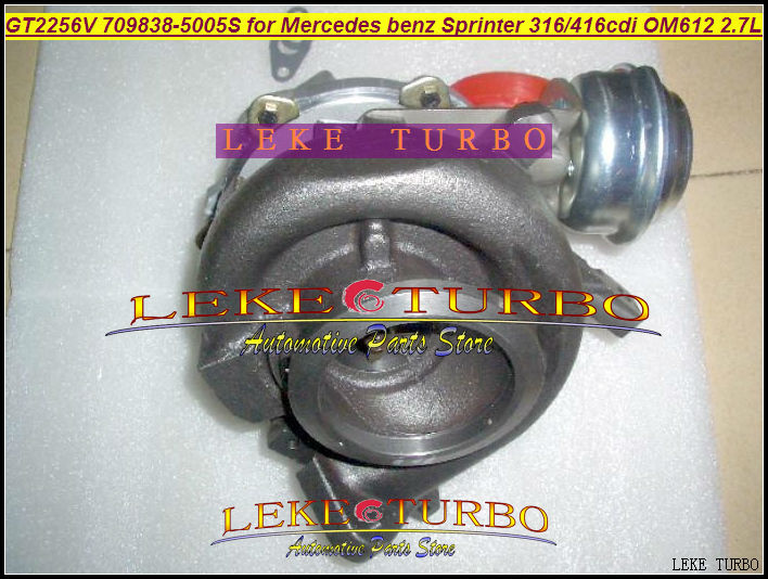 GT2256V 709838-5005S 709838-0004 709838 turbo for Mercedes benz Sprinter I Van 316CDI 416CDI OM612 2.7L turbocharger (2)