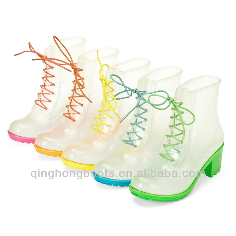 dripdropハイヒールのレインブーツをひもで締めるハイヒールのrainbootマーティン問屋・仕入れ・卸・卸売り