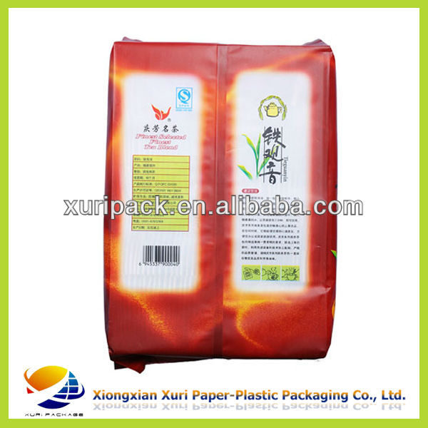 Custom design high barrier green coffee and tea bag