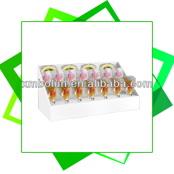 Custom cardboard candy counter displays for lollipop