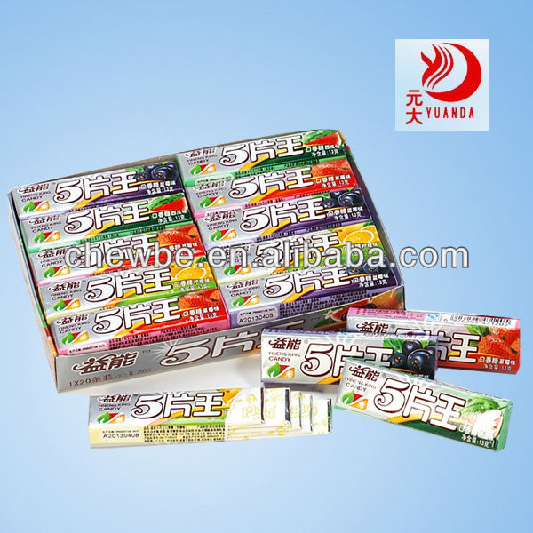 Yineng chew sticks 5 stick chewing gum