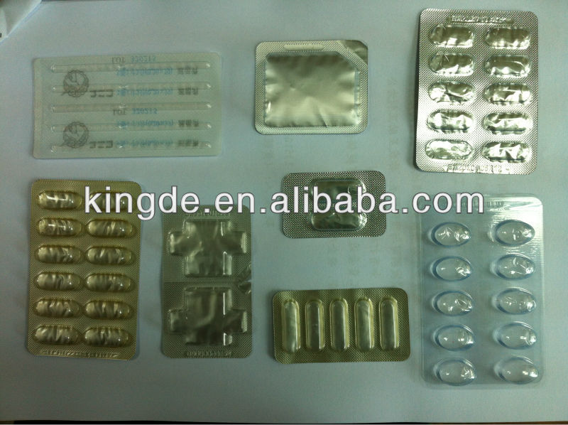 High quality PLC control chewing gum blister packing machine