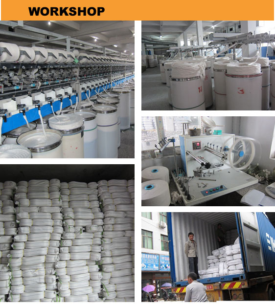 100% recycled cotton yarn/low price recycle regenerated 65/35 10S saffron yellow open end/oe recycle cotton yarn for glovesfor