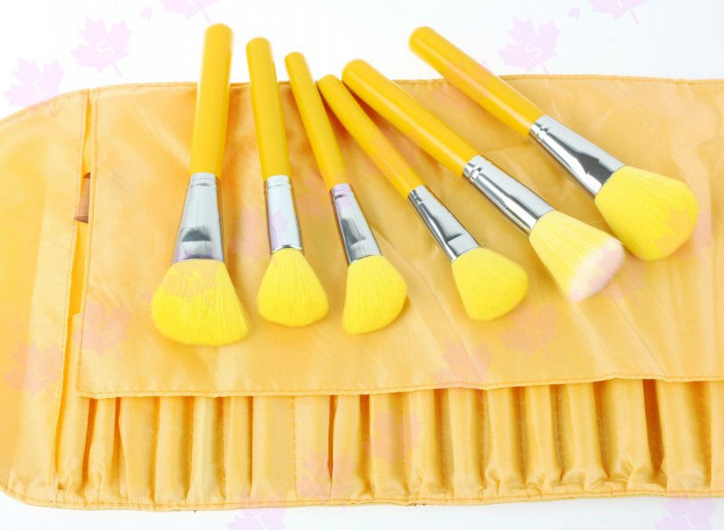 Nylon natural Makeup  Paypal 23pcs cleaning Accepted hair Yellow brush brushes / Set makeup New