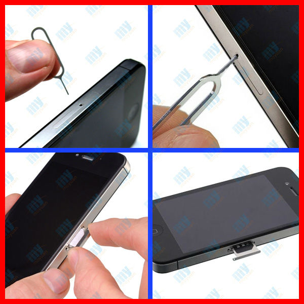 How to open sprint iphone 4s sim card slot