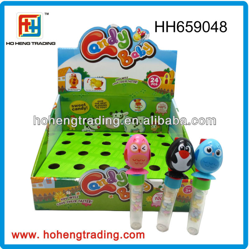 Wind up small toys wind up crab candy tube