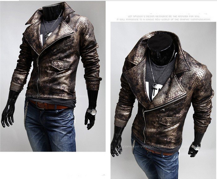 2018 Fashion Arrival Crocodile Skin Jacket Men S Suke Leather New Arrival Crocodile Skin Jacket Men S Suke Leather Clothingsize Chart